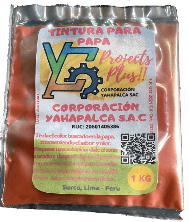 Yahapalca Tintura para papas